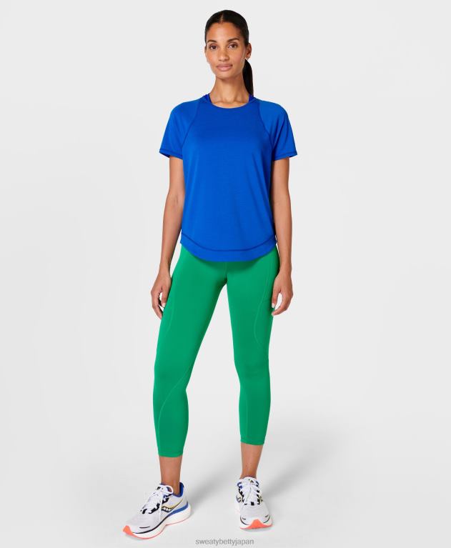 Sweaty Betty 女性 サーマ ブースト 2.0 7/8 反射ランニング レギンス L4RHF716 衣類 エレクトログリーン