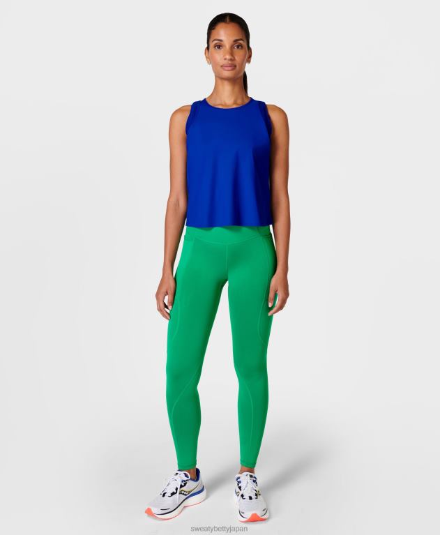 Sweaty Betty 女性 サーマ ブースト 2.0 ランニング レギンス L4RHF699 衣類 エレクトログリーン