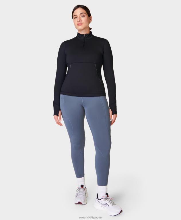 Sweaty Betty 女性 サーマ ブースト 2.0 反射ランニング レギンス L4RHF700 衣類 無限の青