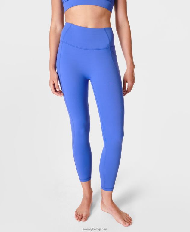 Sweaty Betty 女性 スーパーソフト7/8レギンスのカラー理論 L4RHF1012 衣類 落ち着いたブルー