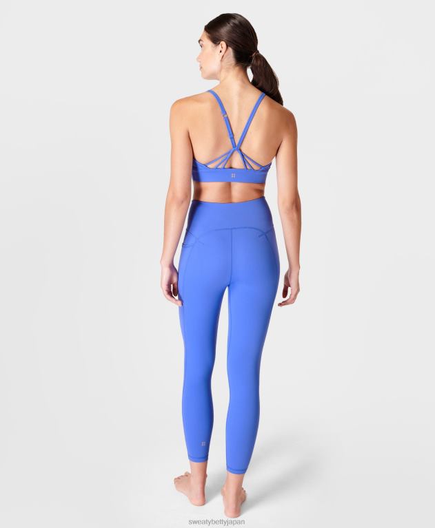 Sweaty Betty 女性 スーパーソフト7/8レギンスのカラー理論 L4RHF1012 衣類 落ち着いたブルー