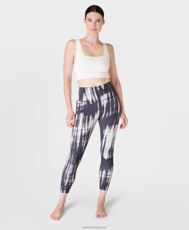 Sweaty Betty 女性 スーパーソフト7/8ヨガレギンス L4RHF118 衣類 グレーのボケ味のプリント