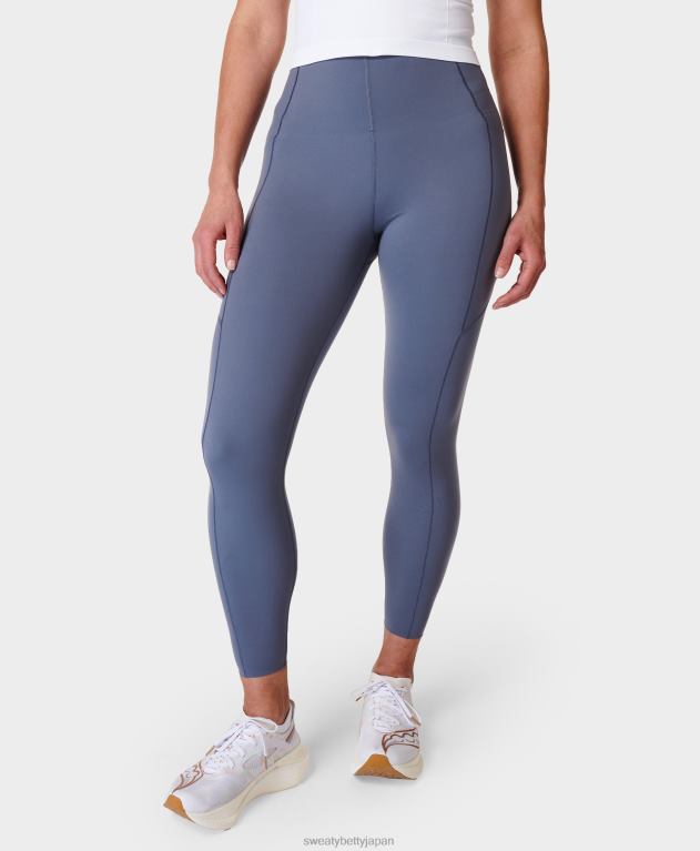 Sweaty Betty 女性 パワー ウルトラスカルプト ハイウエスト 7/8 ワークアウト レギンス L4RHF199 衣類 無限の青