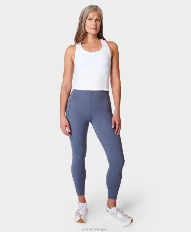 Sweaty Betty 女性 パワー ウルトラスカルプト ハイウエスト 7/8 ワークアウト レギンス L4RHF199 衣類 無限の青