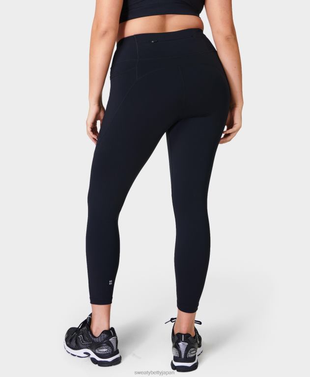 Sweaty Betty 女性 パワー 7/8 ワークアウト レギンス L4RHF1 衣類 黒