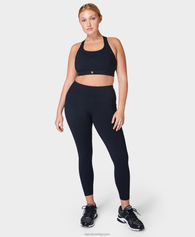 Sweaty Betty 女性 パワー 7/8 ワークアウト レギンス L4RHF1 衣類 黒