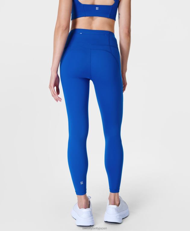 Sweaty Betty 女性 パワー 7/8 ワークアウト レギンス L4RHF2 衣類 ライトニングブルー