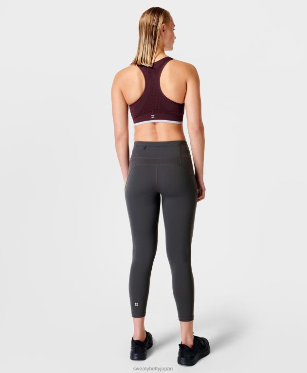 Sweaty Betty 女性 パワー 7/8 ワークアウト レギンス L4RHF3 衣類 スレートグレー