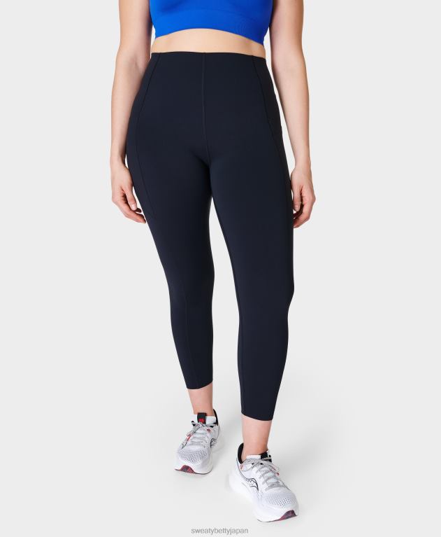 Sweaty Betty 女性 パワー ウルトラスカルプト ハイウエスト 7/8 ワークアウト レギンス L4RHF479 衣類 黒