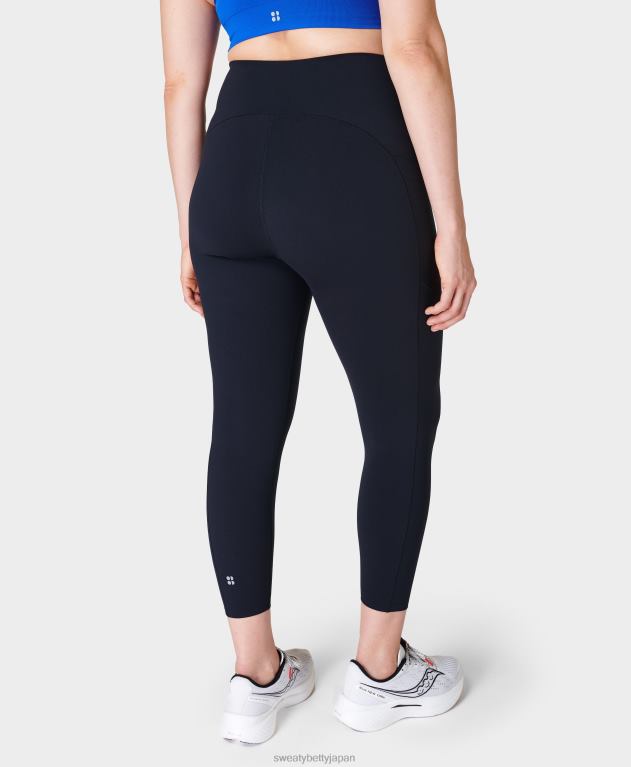 Sweaty Betty 女性 パワー ウルトラスカルプト ハイウエスト 7/8 ワークアウト レギンス L4RHF479 衣類 黒