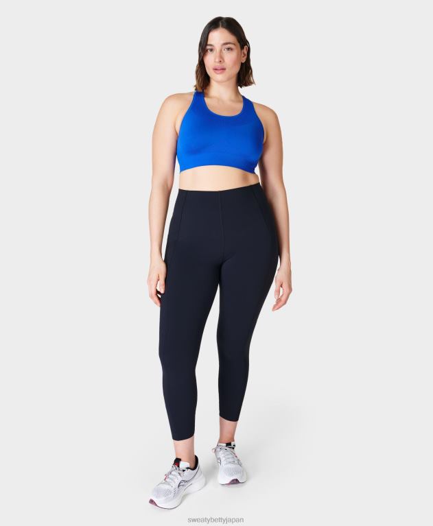 Sweaty Betty 女性 パワー ウルトラスカルプト ハイウエスト 7/8 ワークアウト レギンス L4RHF479 衣類 黒