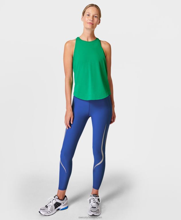 Sweaty Betty 女性 ゼロ グラビティ 7/8 イルミネーション ランニング レギンス L4RHF487 衣類 ライトニングブルー