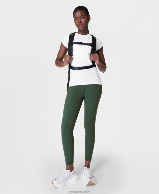 Sweaty Betty 女性 パワー 7/8 ワークアウト レギンス L4RHF6 衣類 トレッキンググリーン