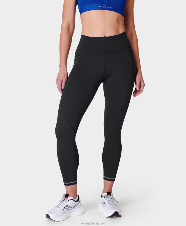 Sweaty Betty 女性 パワプロ7/8 トレーニングレギンス L4RHF87 衣類 黒