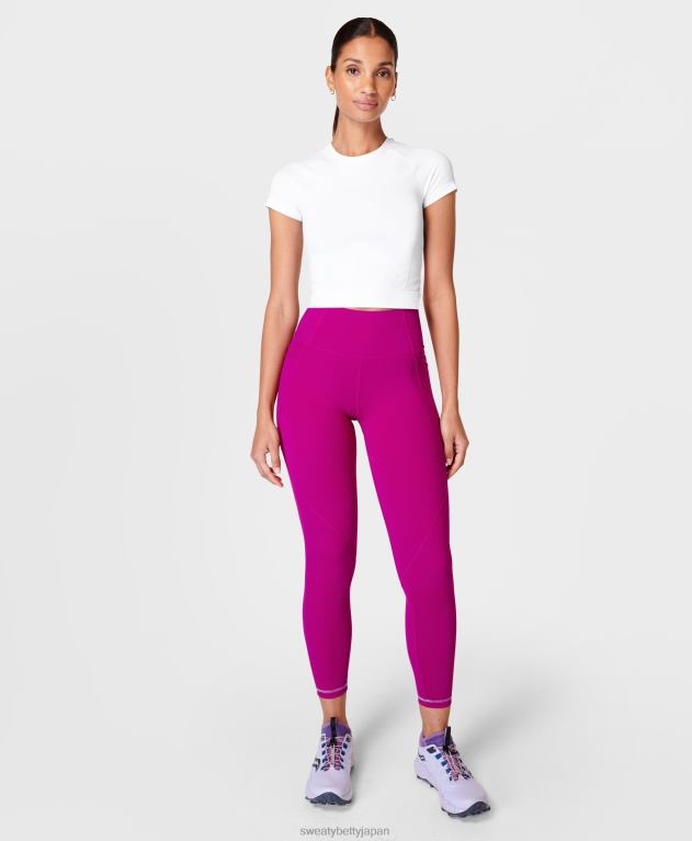 Sweaty Betty 女性 パワプロ7/8 トレーニングレギンス L4RHF88 衣類 マゼンタフュージョンパープル