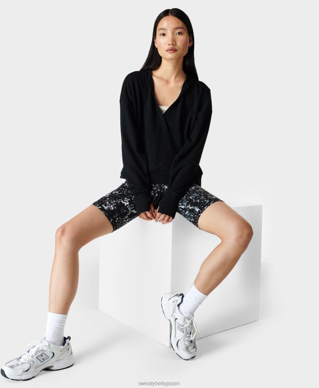 Sweaty Betty 女性 放課後のリラックスパーカー L4RHF1004 衣類 黒