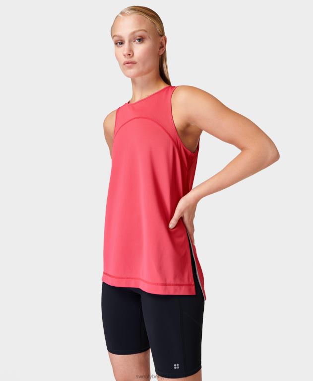 Sweaty Betty 女性 ライトスピードランニングタンクトップ L4RHF1007 衣類 オデッセイピンク