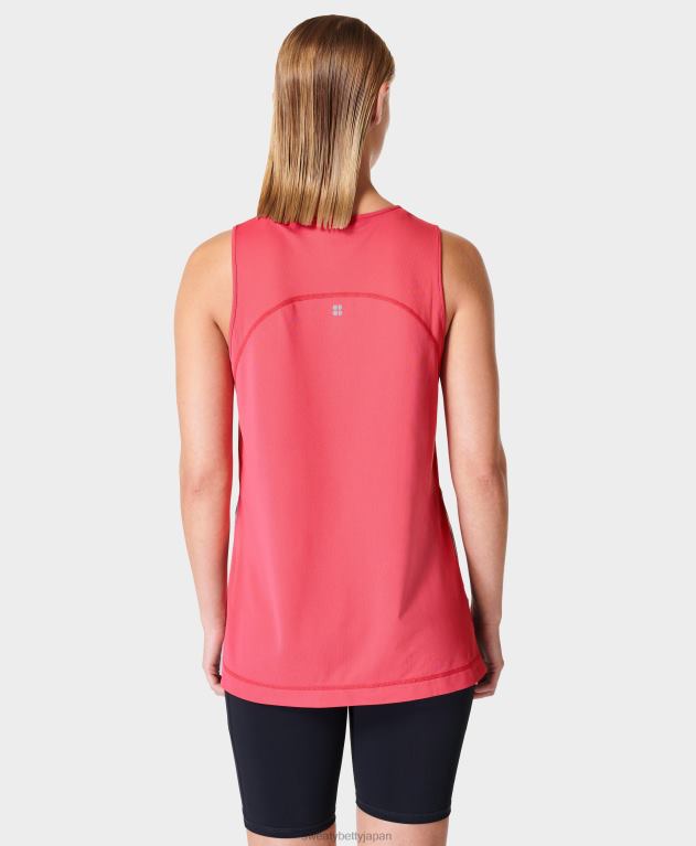 Sweaty Betty 女性 ライトスピードランニングタンクトップ L4RHF1007 衣類 オデッセイピンク