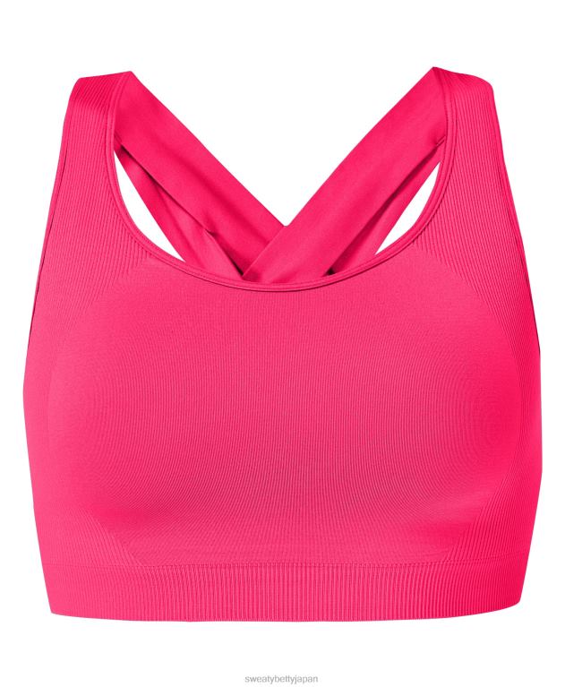 Sweaty Betty 女性 スタミナフォームストラップトレーニングブラ L4RHF1026 衣類 フランボワーズピンク