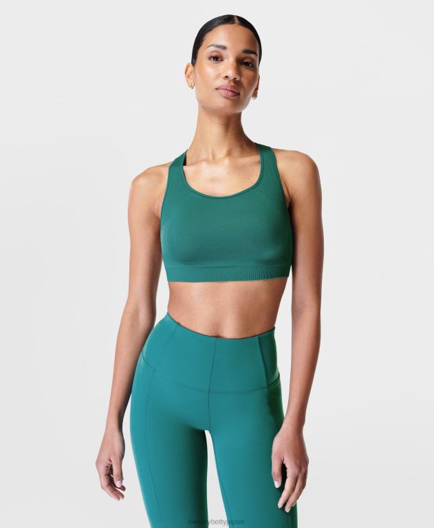 Sweaty Betty 女性 スタミナフォームストラップトレーニングブラ L4RHF1027 衣類 アゲートブルー