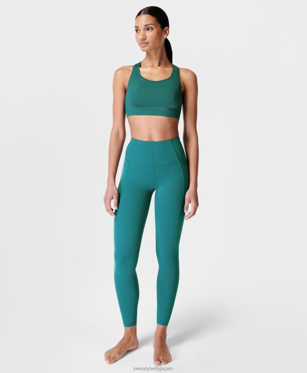 Sweaty Betty 女性 スタミナフォームストラップトレーニングブラ L4RHF1027 衣類 アゲートブルー