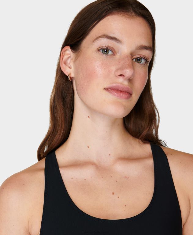 Sweaty Betty 女性 オーシャンエクストラライフパフォーマンス水着 L4RHF103 衣類 黒