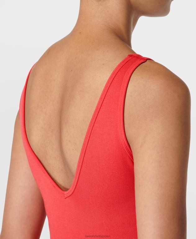 Sweaty Betty 女性 シームレスなタンクをリラックス L4RHF1042 衣類 チューリップレッド