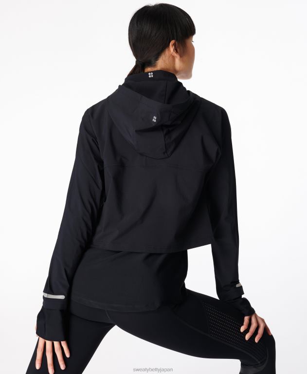 Sweaty Betty 女性 ファストトラックランニングジャケット L4RHF1045 衣類 黒