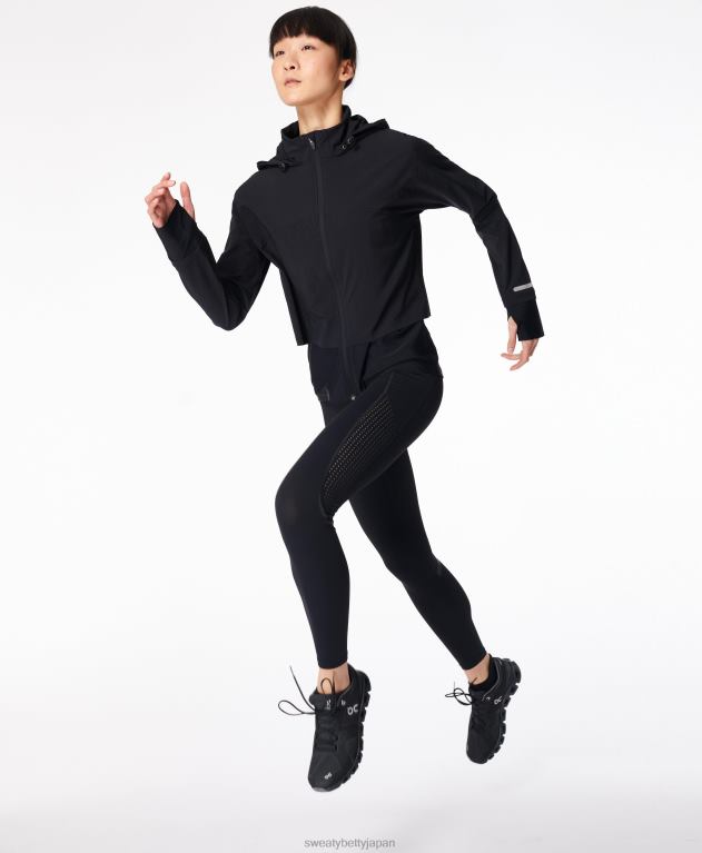 Sweaty Betty 女性 ファストトラックランニングジャケット L4RHF1045 衣類 黒