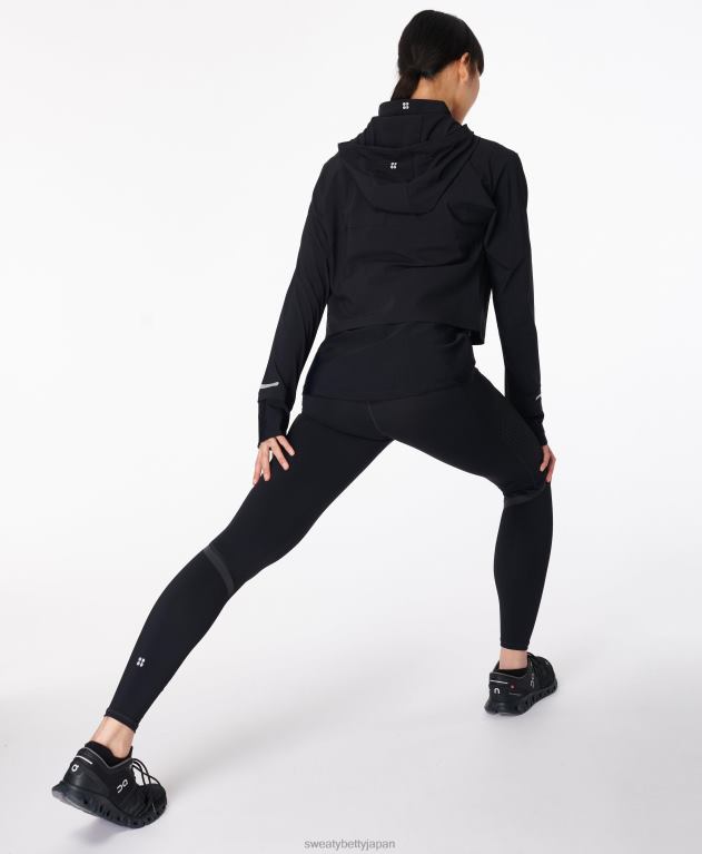 Sweaty Betty 女性 ファストトラックランニングジャケット L4RHF1045 衣類 黒