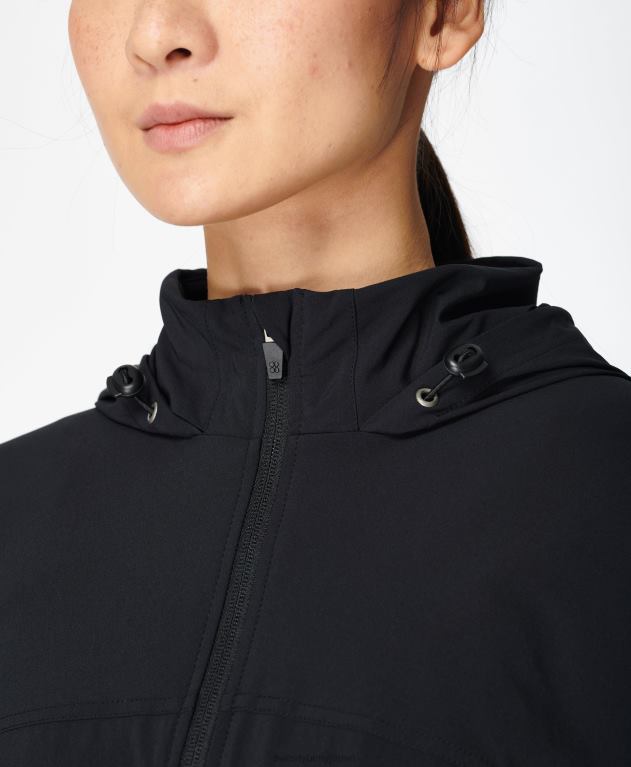 Sweaty Betty 女性 ファストトラックランニングジャケット L4RHF1045 衣類 黒