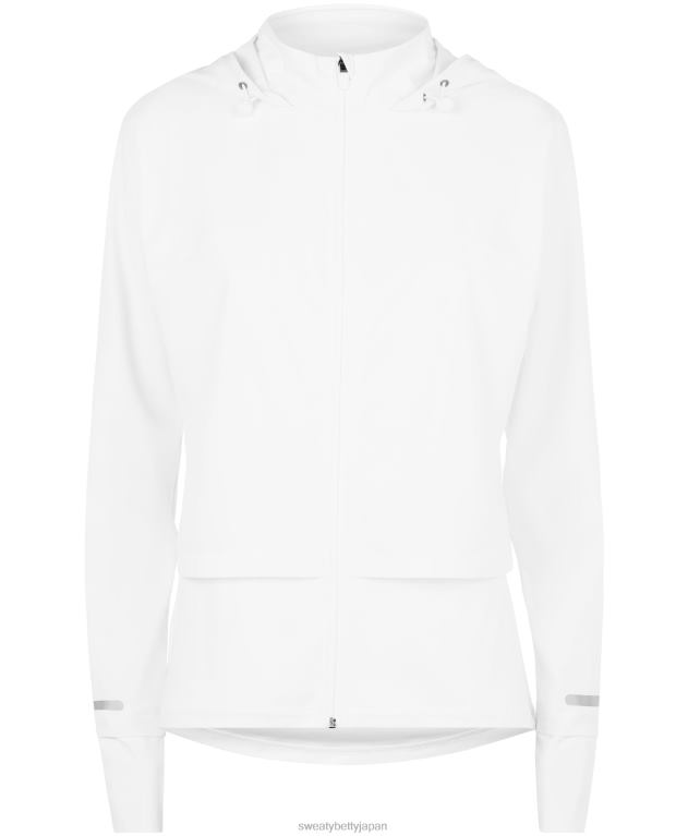 Sweaty Betty 女性 ファストトラックランニングジャケット L4RHF1046 衣類 白