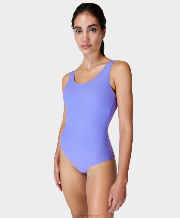 Sweaty Betty 女性 タイダルエクストラライフ水着 L4RHF1061 衣類 コーンフラワーブルー