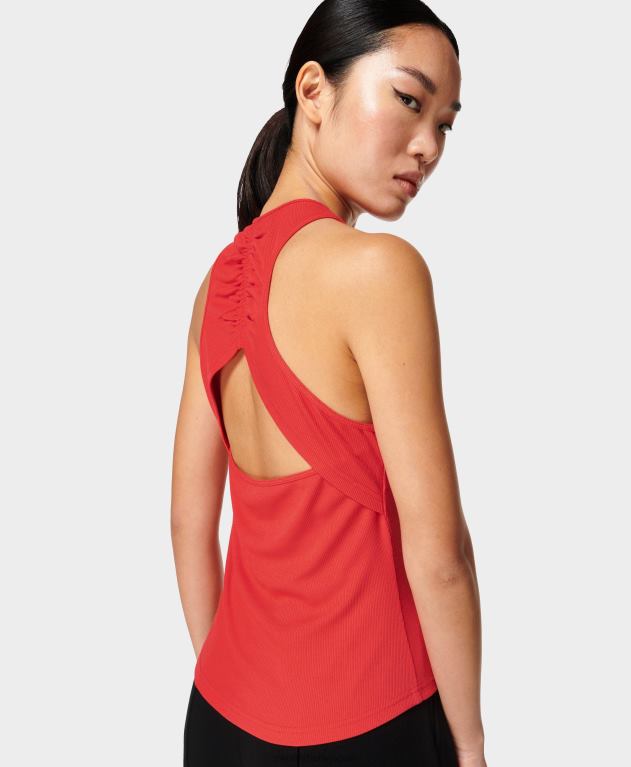 Sweaty Betty 女性 漂流シャーリングタンク L4RHF1070 衣類 チューリップレッド