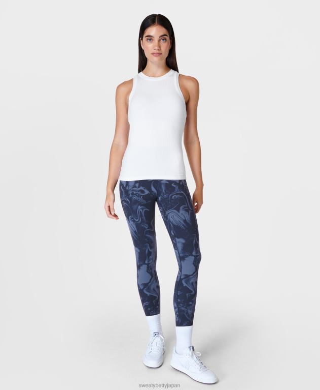 Sweaty Betty 女性 ハーパーレーサータンクトップ L4RHF141 衣類 白