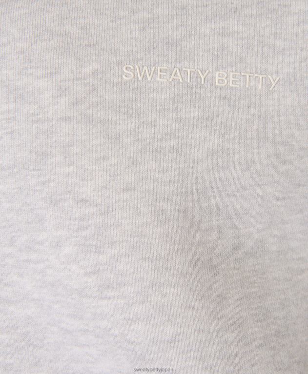 Sweaty Betty 女性 パワーハウススウェットシャツ L4RHF148 衣類 アイスグレーマール