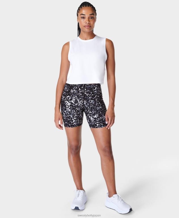 Sweaty Betty 女性 呼吸が楽なクロップマッスルタンク L4RHF202 衣類 白