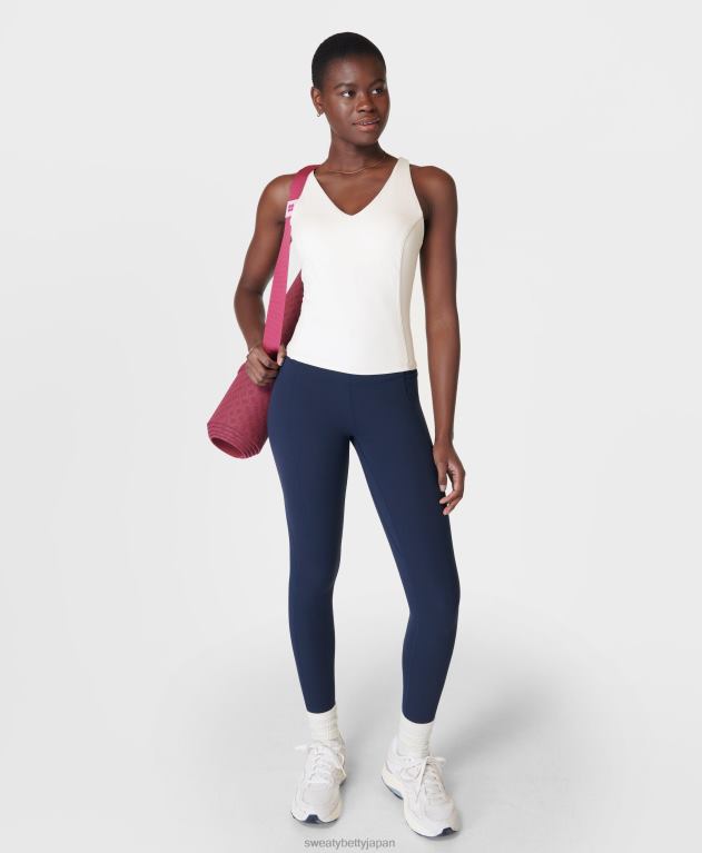 Sweaty Betty 女性 スーパーソフトピコットレースストラップブラタンク L4RHF206 衣類 リリーホワイト