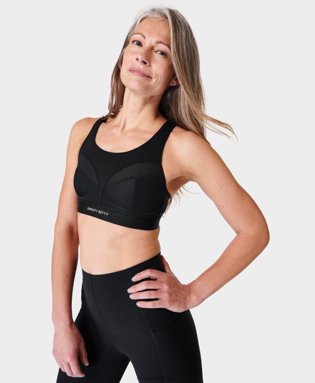 Sweaty Betty 女性 パワプロランニングブラ L4RHF210 衣類 黒