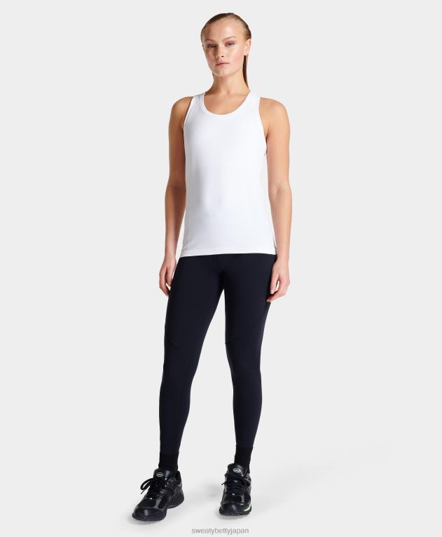 Sweaty Betty 女性 アスリートのシームレスなトレーニング タンク L4RHF220 衣類 白