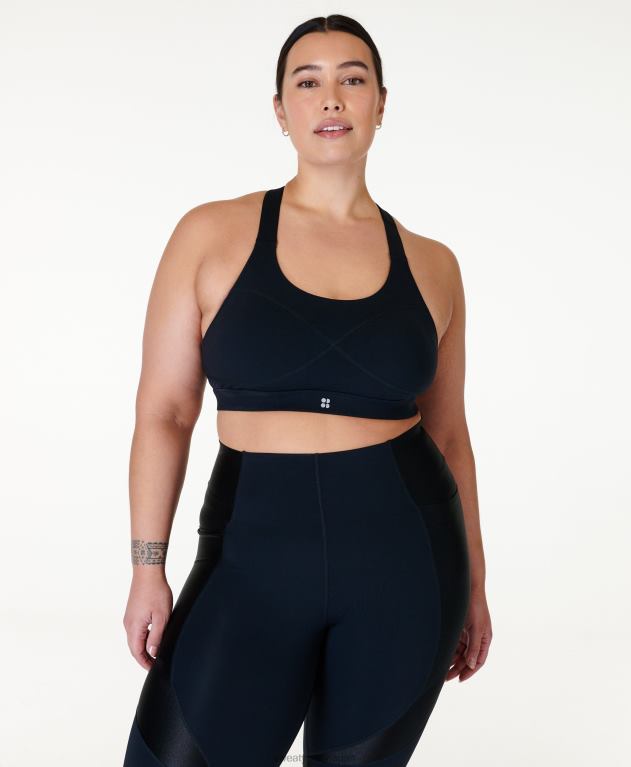 Sweaty Betty 女性 パワーミディアムサポートスポーツブラ L4RHF238 衣類 黒