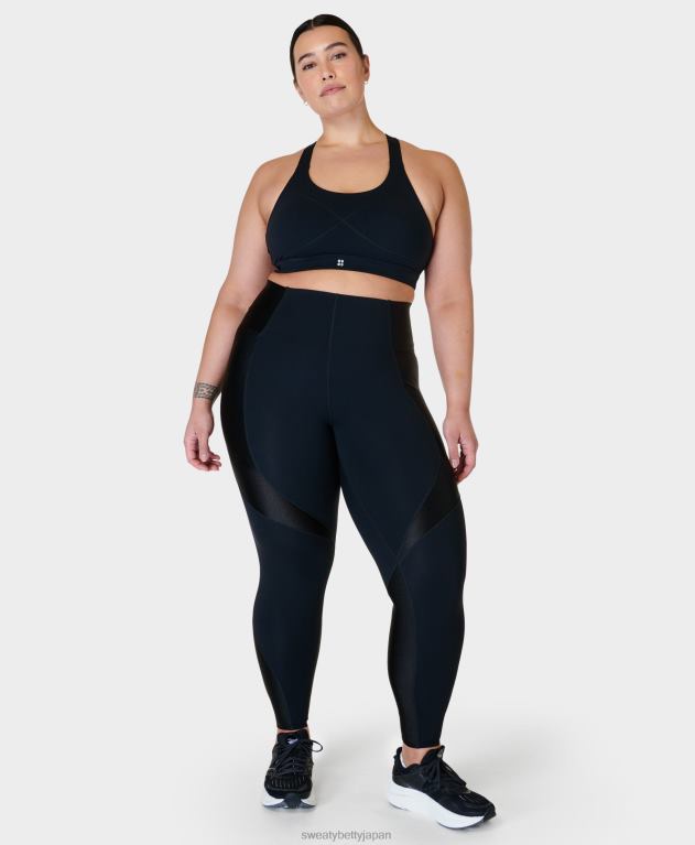 Sweaty Betty 女性 パワーミディアムサポートスポーツブラ L4RHF238 衣類 黒