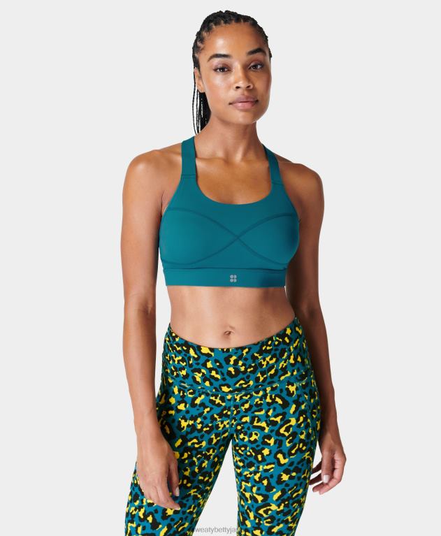 Sweaty Betty 女性 パワーミディアムサポートスポーツブラ L4RHF241 衣類 キャビンブルー