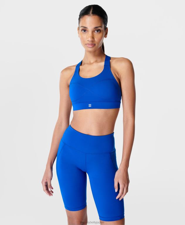 Sweaty Betty 女性 パワーミディアムサポートスポーツブラ L4RHF244 衣類 ライトニングブルー