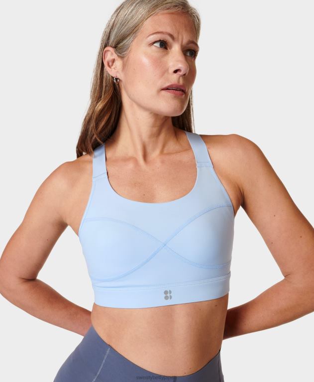 Sweaty Betty 女性 パワーミディアムサポートスポーツブラ L4RHF247 衣類 ブリーズブルー