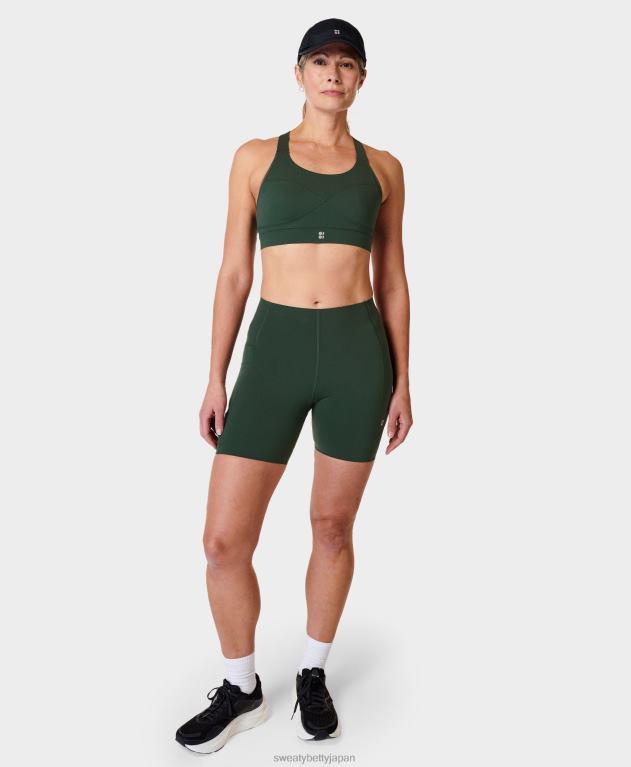 Sweaty Betty 女性 パワーミディアムサポートスポーツブラ L4RHF248 衣類 トレッキンググリーン