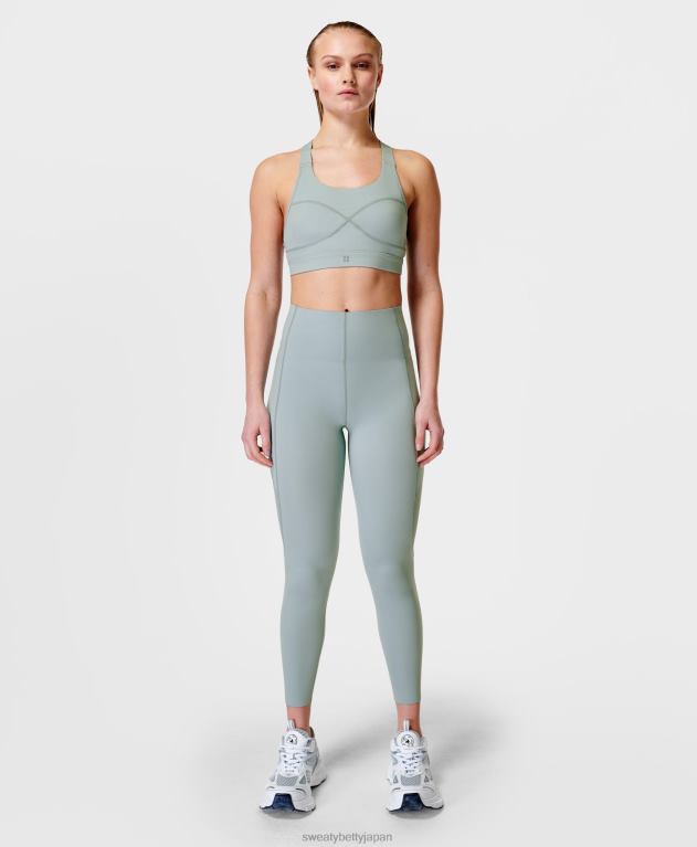 Sweaty Betty 女性 パワーミディアムサポートスポーツブラ L4RHF249 衣類 ヴェイパーブルー