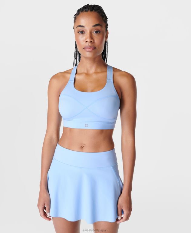 Sweaty Betty 女性 パワーミディアムサポートスポーツブラ L4RHF251 衣類 フィルターブルー