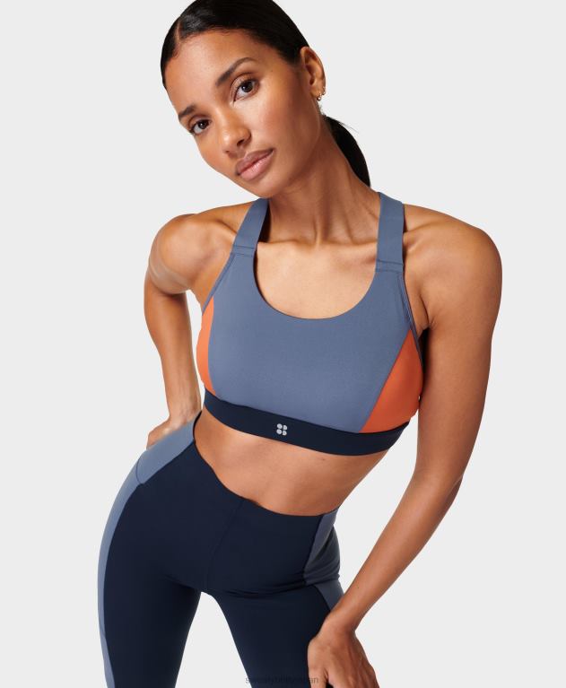 Sweaty Betty 女性 パワーミディアムサポートスポーツブラ L4RHF258 衣類 無限の青