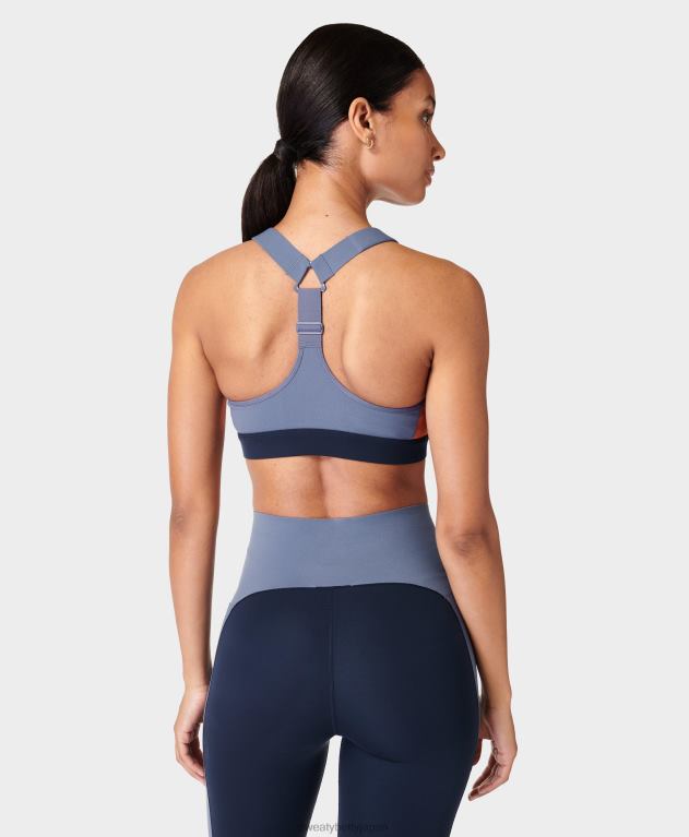 Sweaty Betty 女性 パワーミディアムサポートスポーツブラ L4RHF258 衣類 無限の青